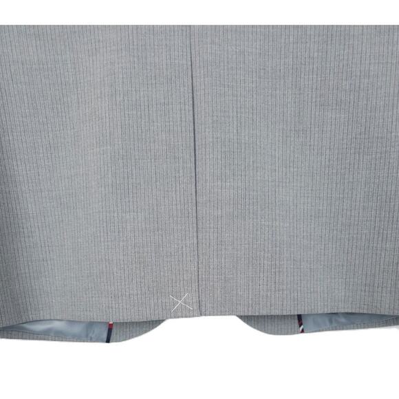 Ben Sherman Men's Skinny-Fit Stretch Suit Jacket Grey White Pinstripe 36S NWT - Picture 6 of 7